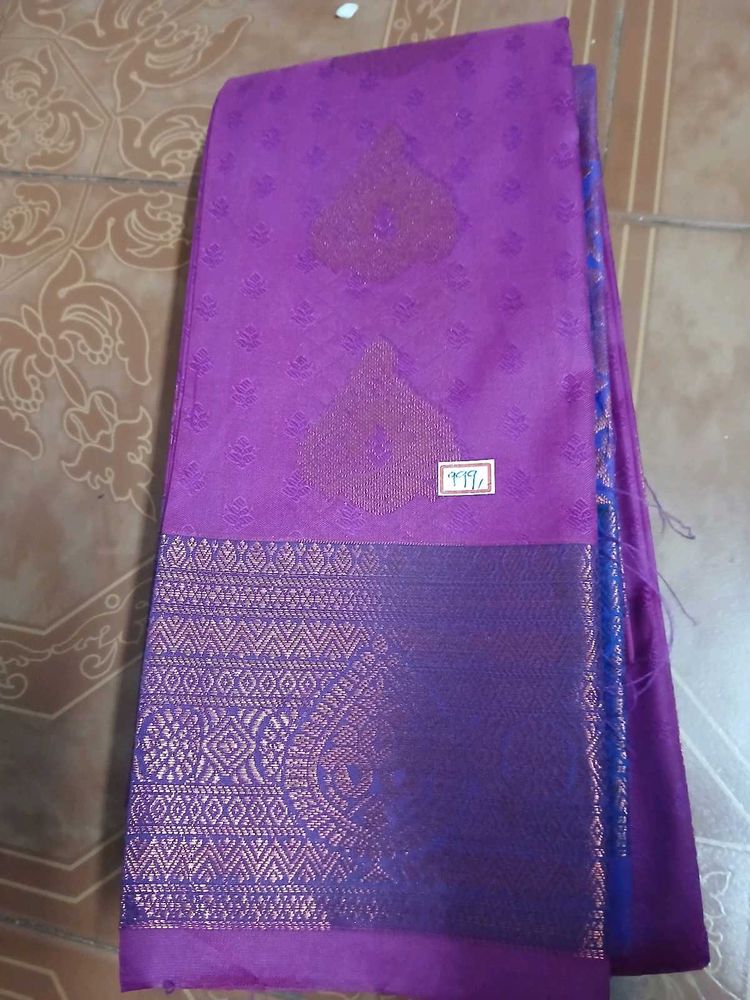 Elegant Purple Saree