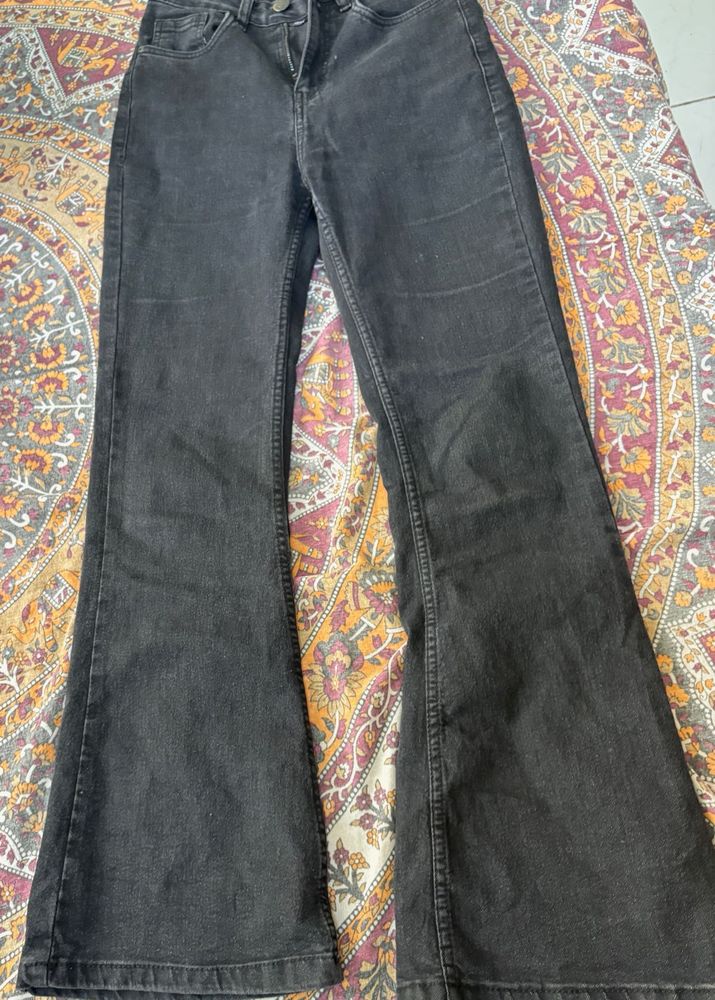 Black Flare Jeans