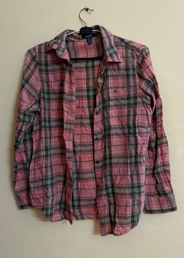 Pink Checked Shirt