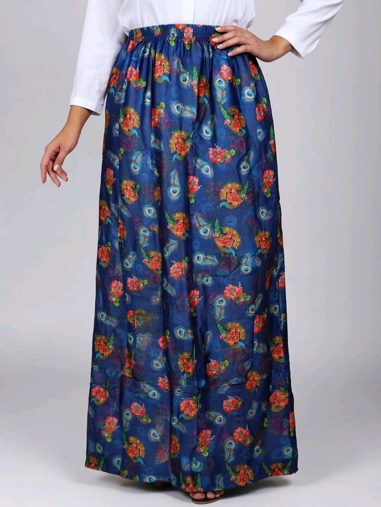 Floral Print Maxi Skirt