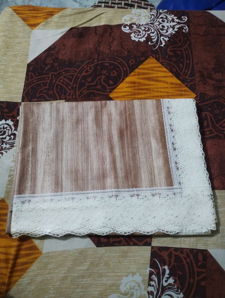 Beautiful Table Cover With Lace