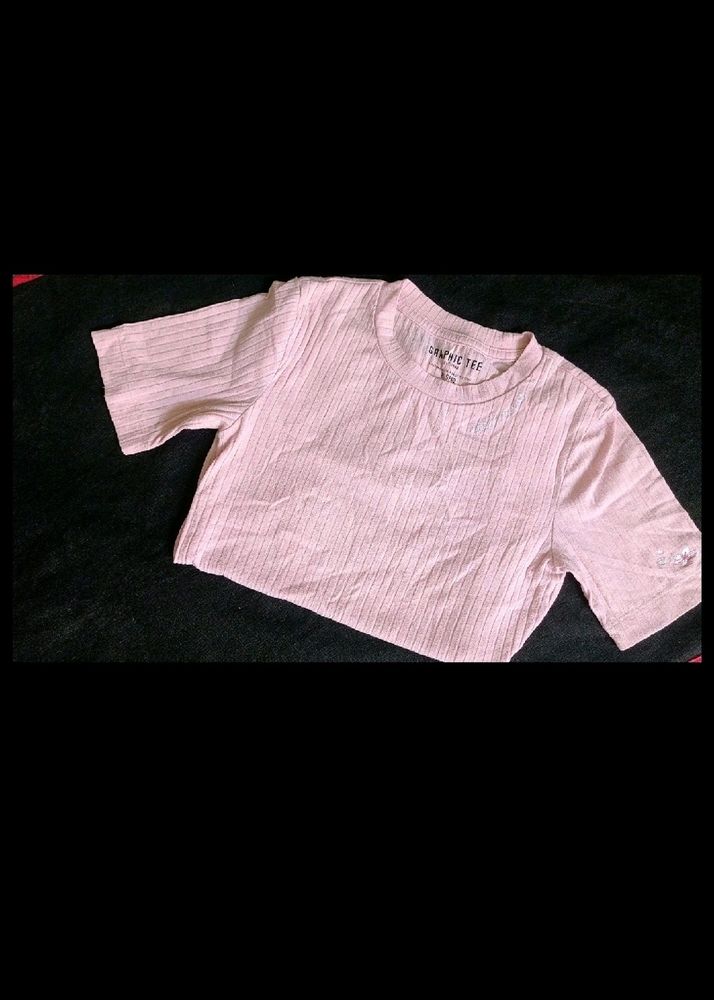 Shein Stripped Round Neck Top
