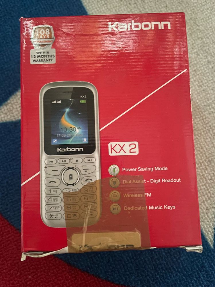 Karbonn KX2 Kaypad Mobile With Box