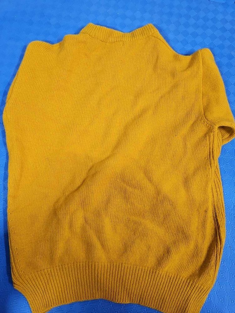 Mustard Knit Pullover