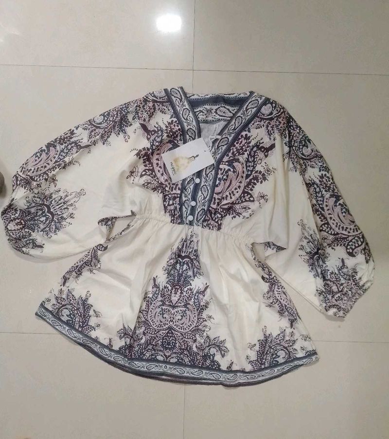 Boho Chic Printed Top