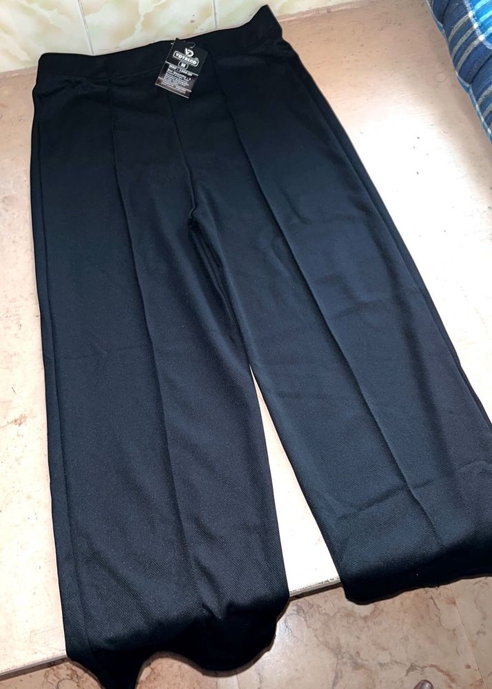 Black Wide Leg Trousers