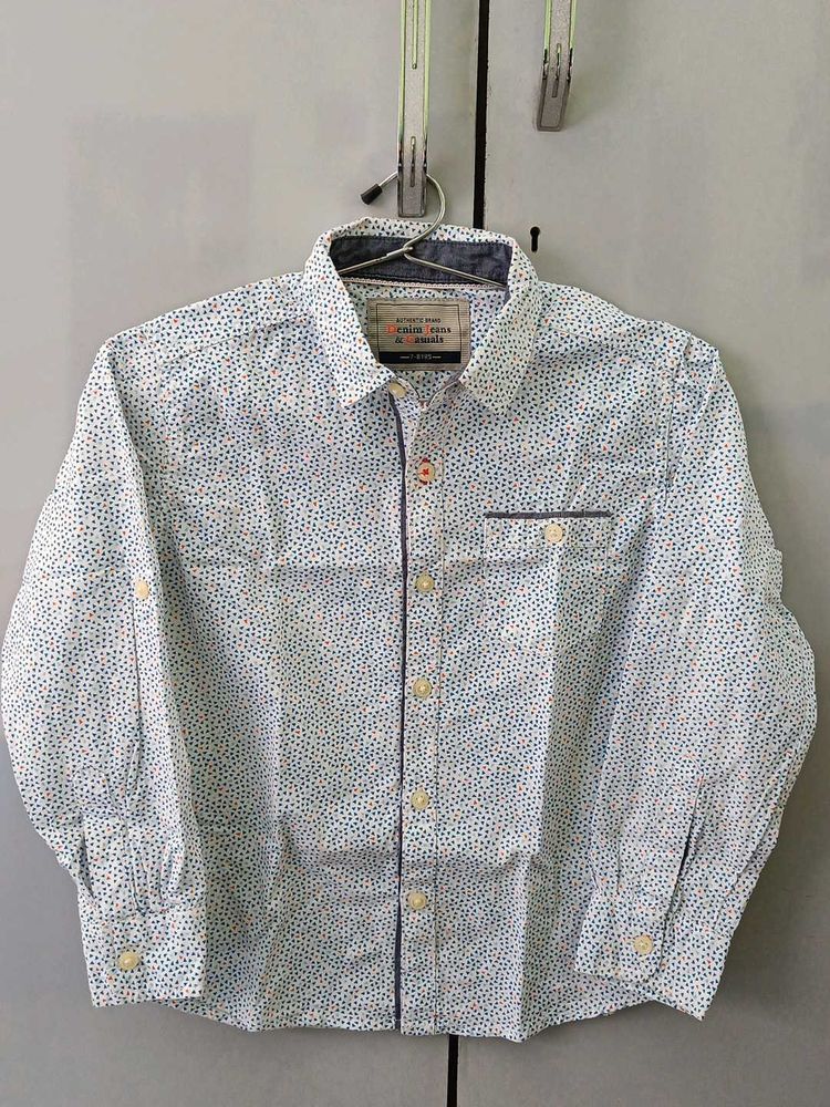 Patterned Long Sleeve Shirt