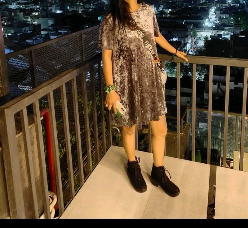 Velvet Mini Dress