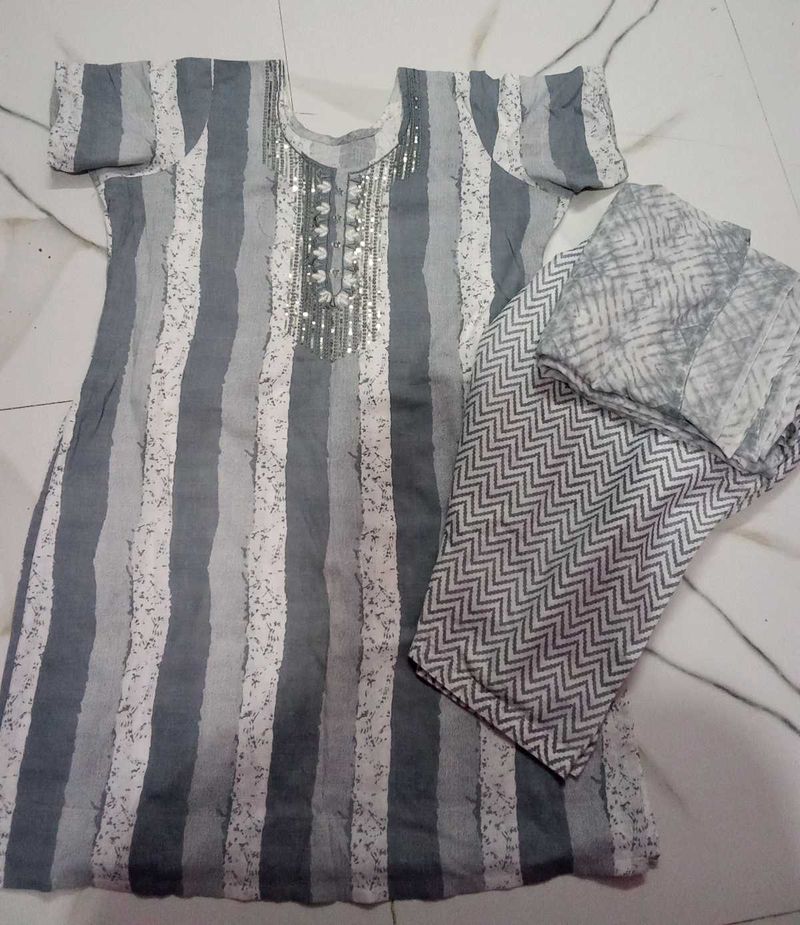 New Fully Stitch Cotton Suit