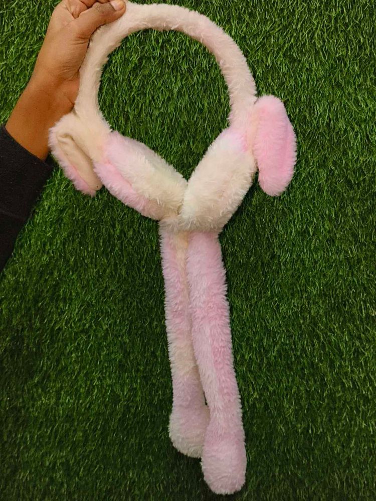 Cute Bunny Ear Warmer Scarf