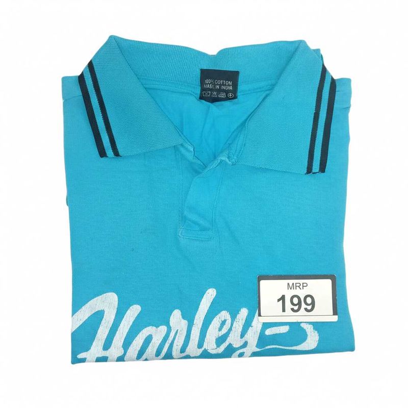 Blue Harley Polo T-Shirt