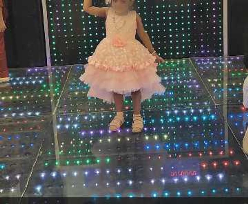 Cute Pink Party Dress, can heavy flared dre