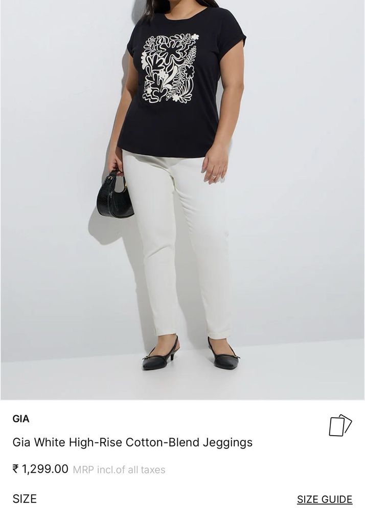 Westside Gia Curve White Jeans
