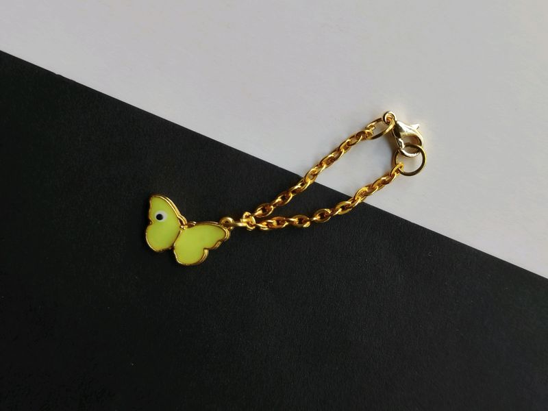 Butterfly Watch Charm With Earrings And Choker