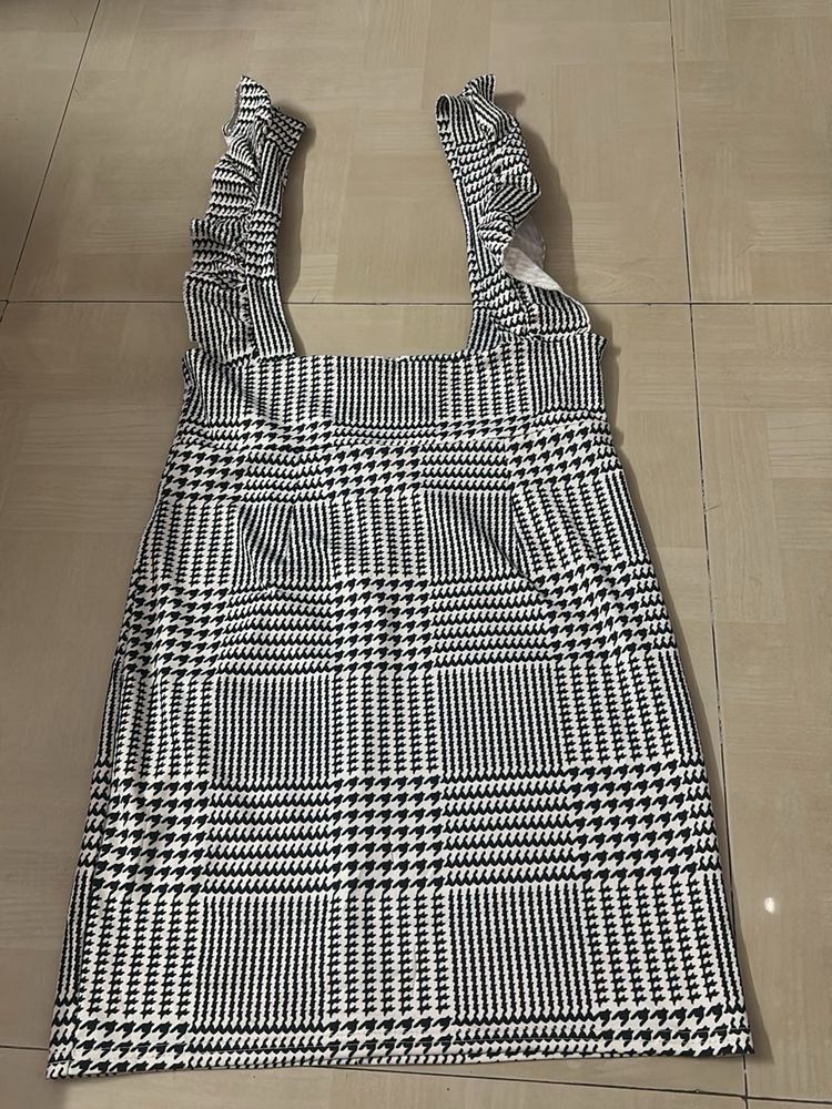 Houndstooth Mini Dress