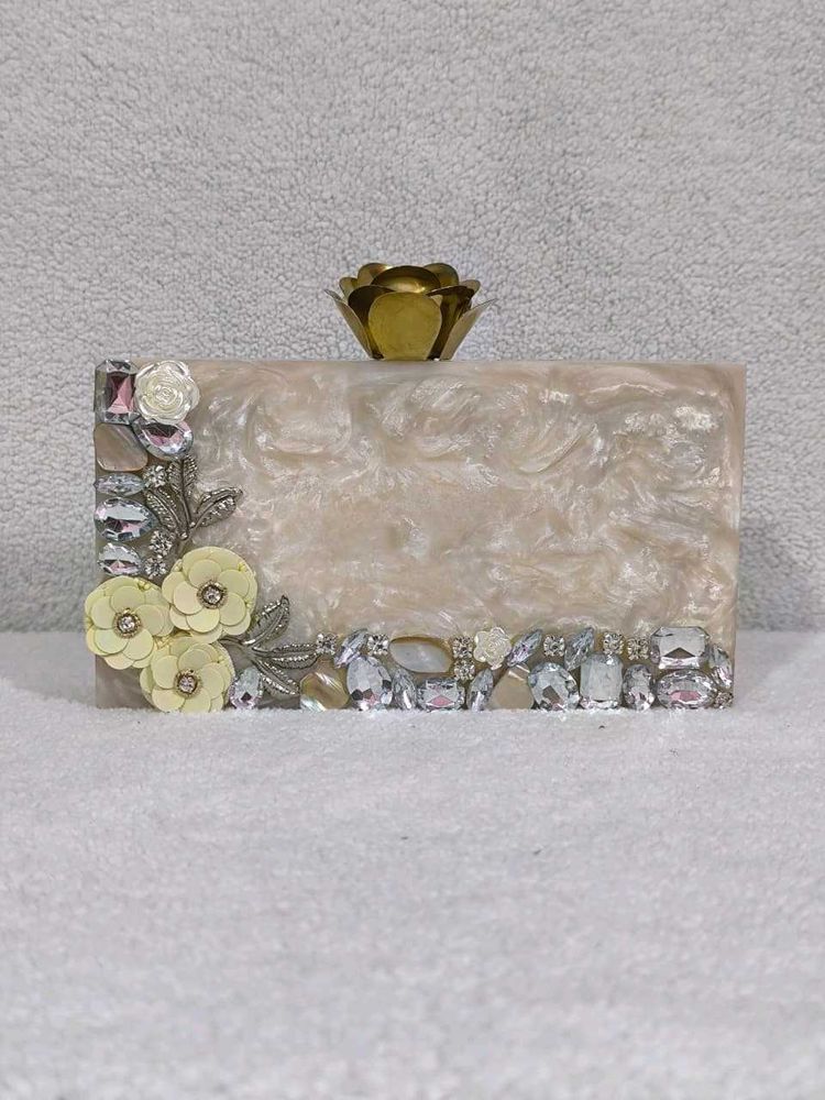 Elegant Beaded Clutch