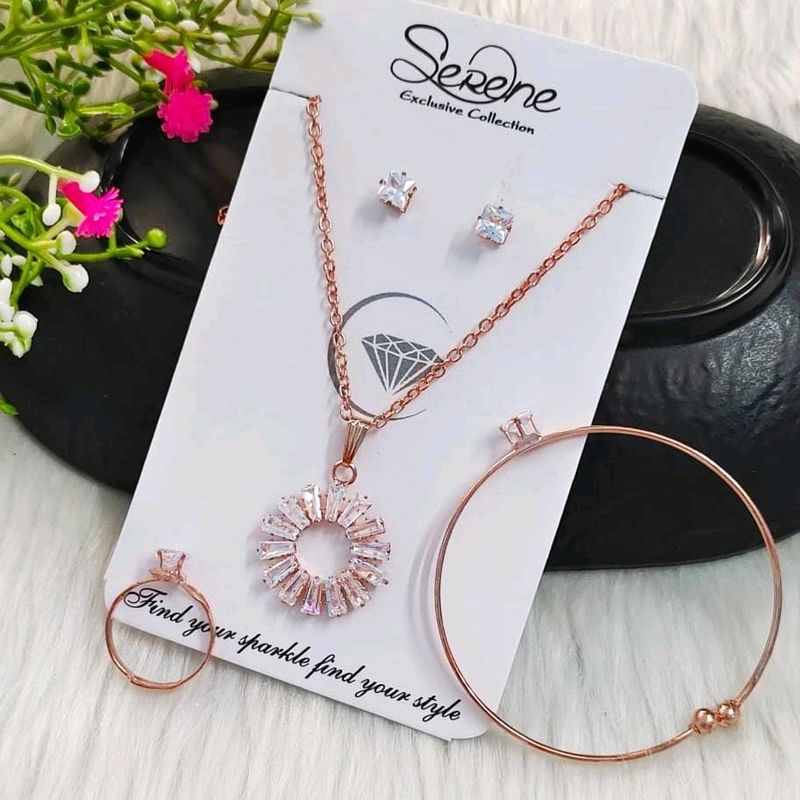 Beautiful Rosegold Combo