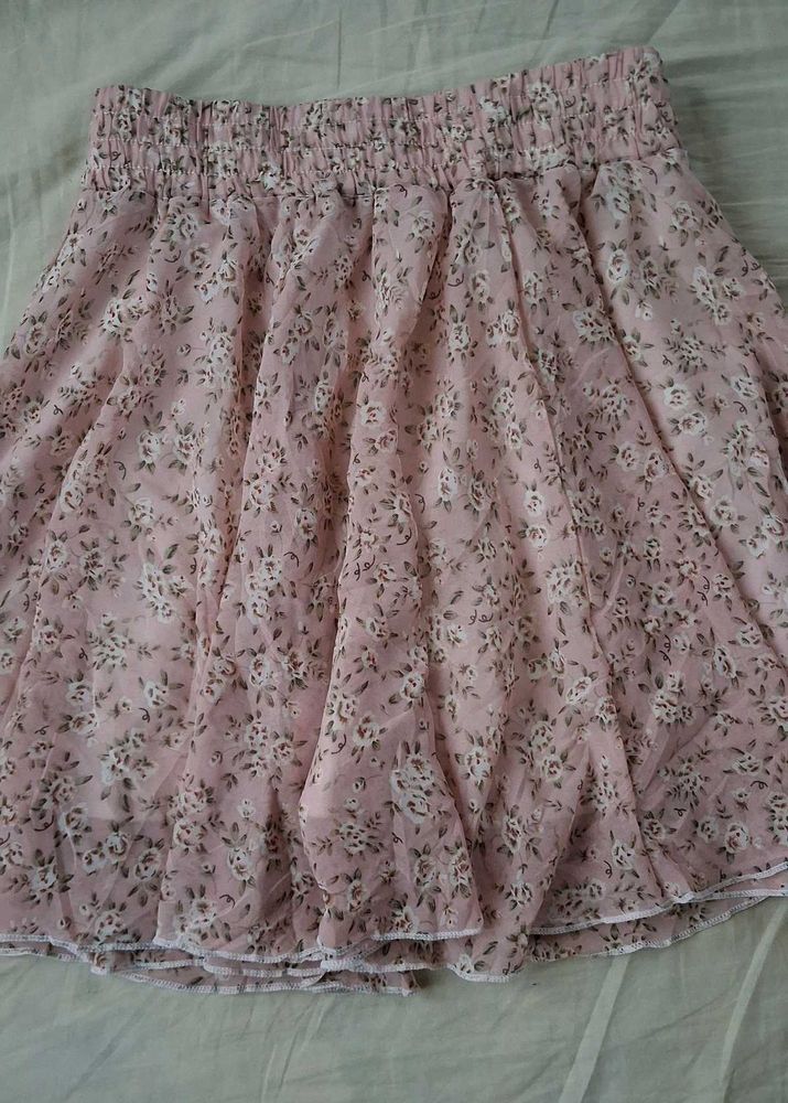 Gatherd Mini Skirt