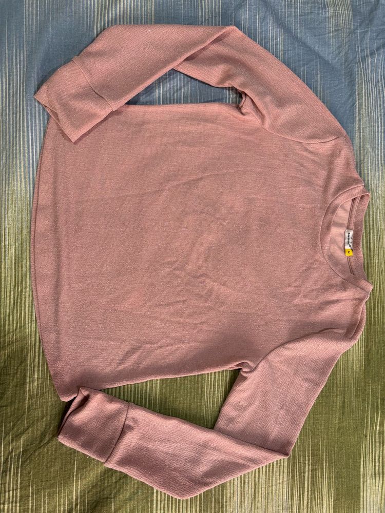 Pink Long Sleeve Top