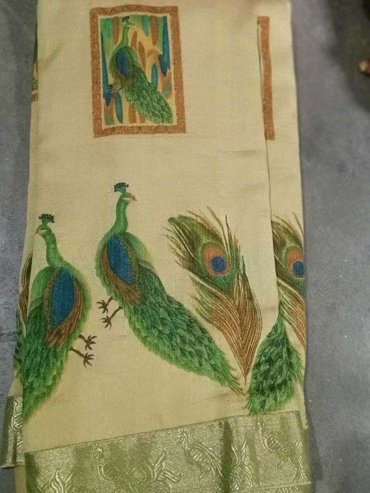 A Beautiful Printed Saari 🤩