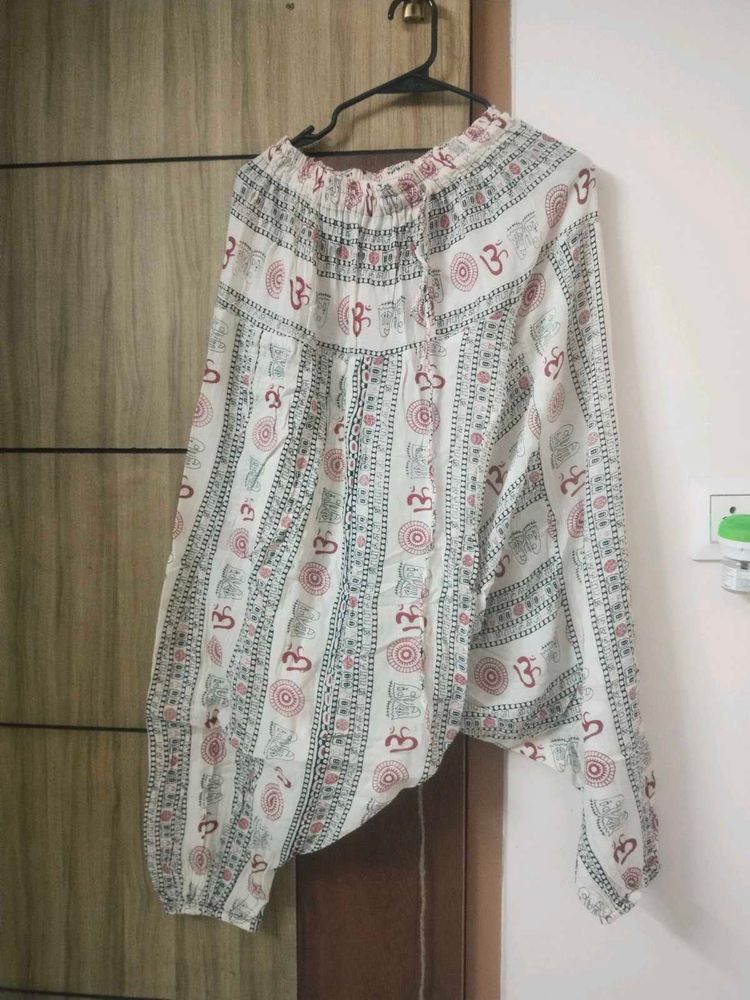 Printed Harem Pants