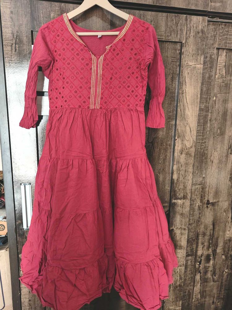 Embroidered Anarkali Kurta