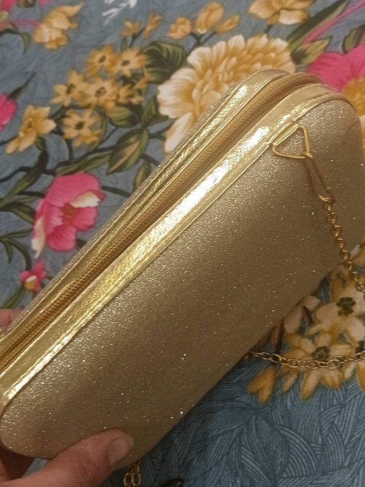 New Sparkling Gold Clutch