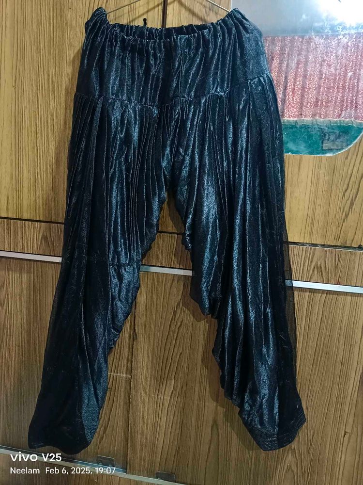 Black Shimmer Patiala Salwar