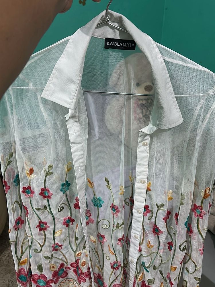 Floral Embroidered Top