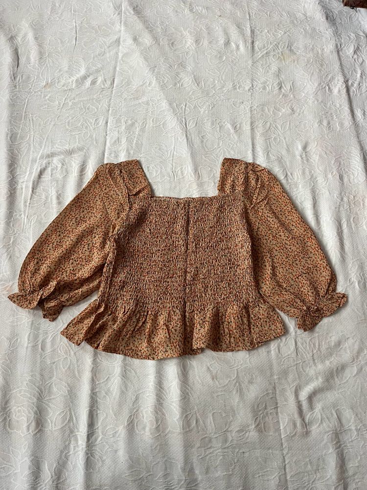 Ruffled Crop Top