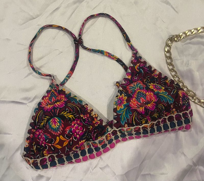 Multi Coloured Bralette Top!