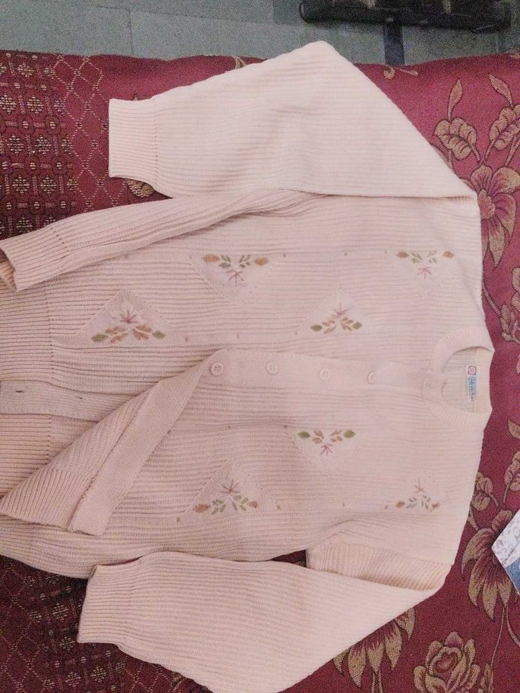 Floral Embroidered Cardigan