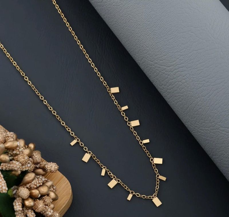 Multicharm Golden Necklace