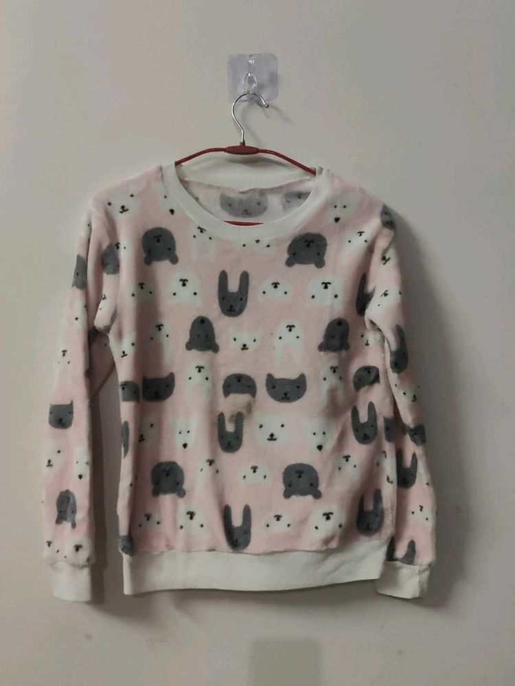 Cute Animal Print Sweatshirt
