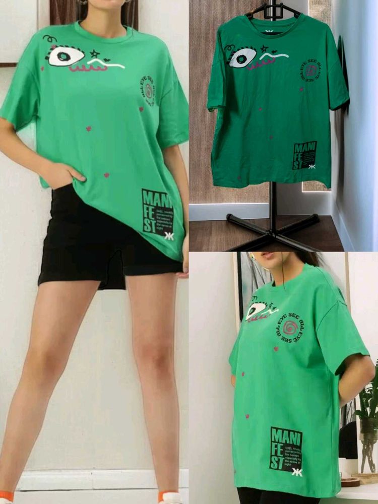 Oversized Fit Marval Drop Shoulder Graphic Tshirt