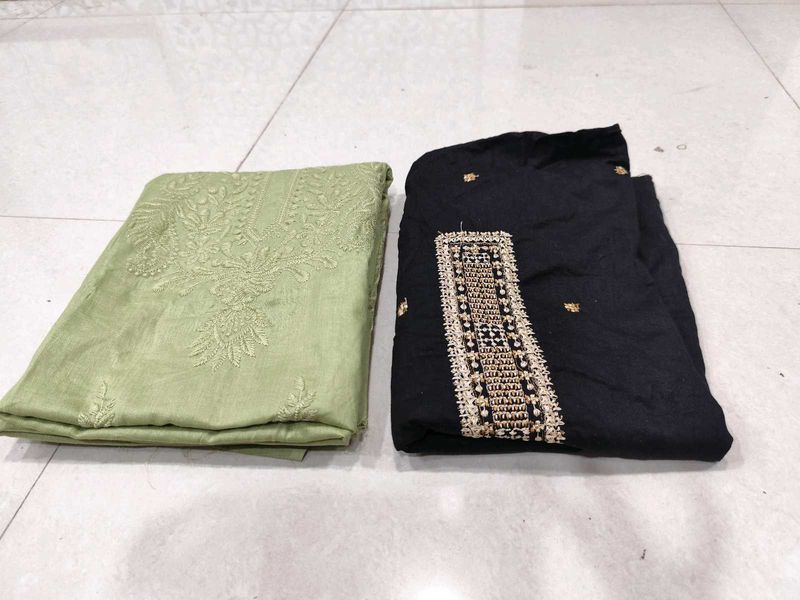 Unstitched kurti fabric set