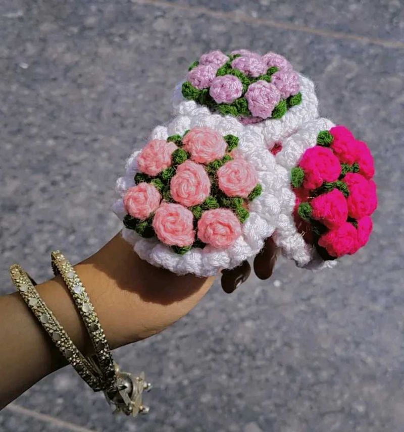 Crochet Flower bouquet 🌹