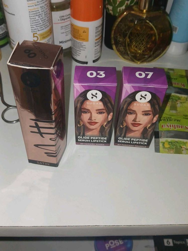 Lipsticks - Shades 03, 07 &amp; 09