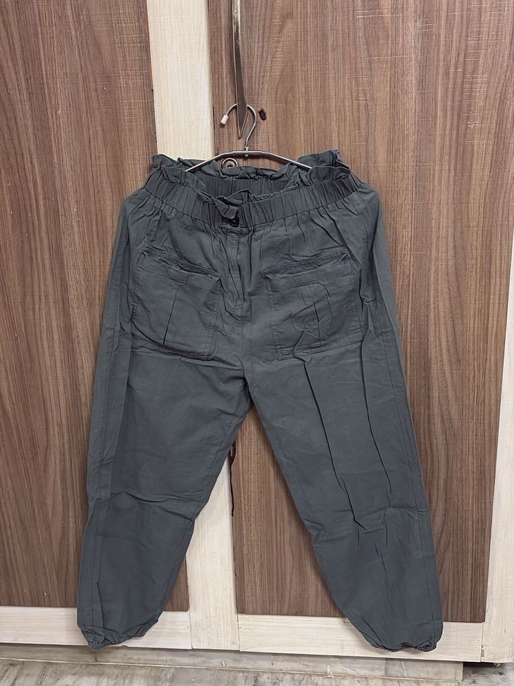 Stylish Grey Casual Pants