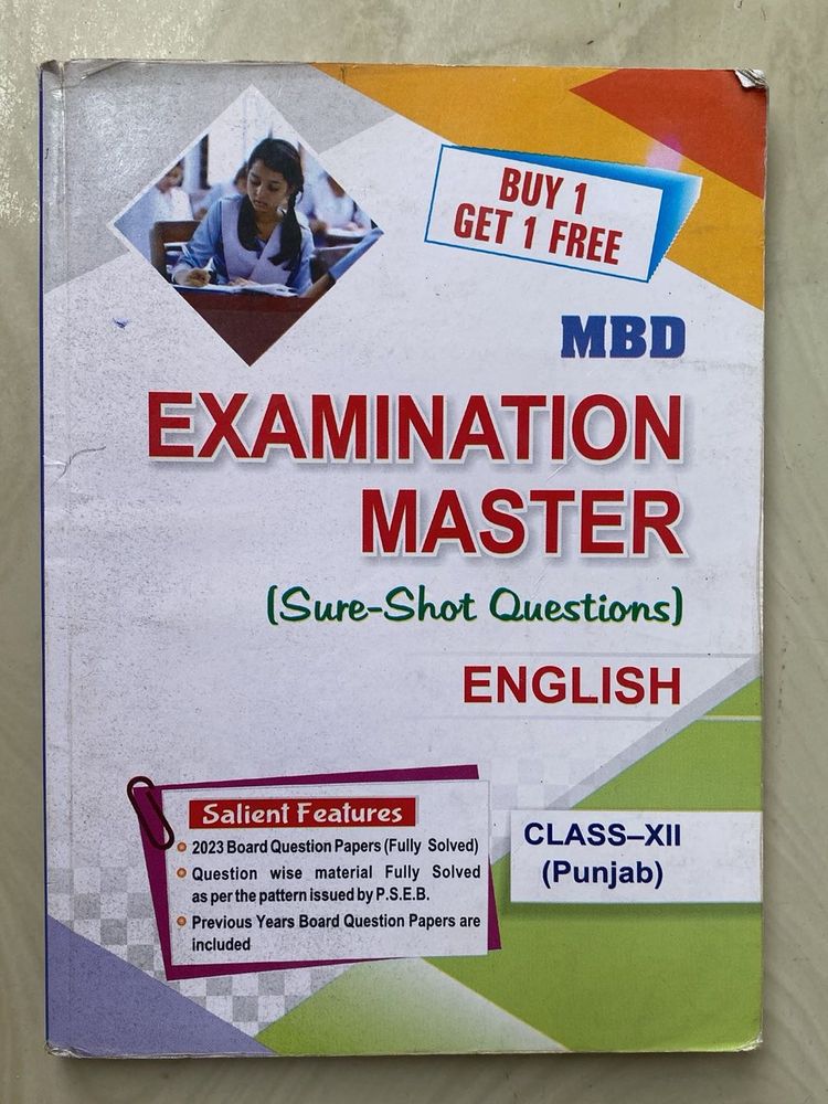 MBD Examination Master Class XII