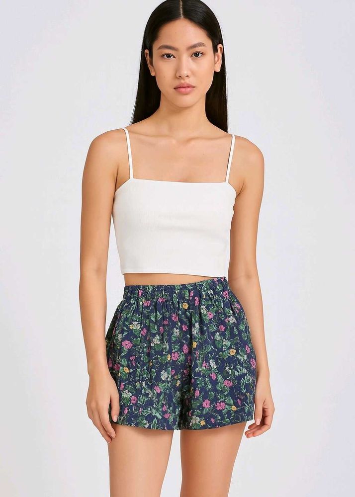 Floral Print Shorts