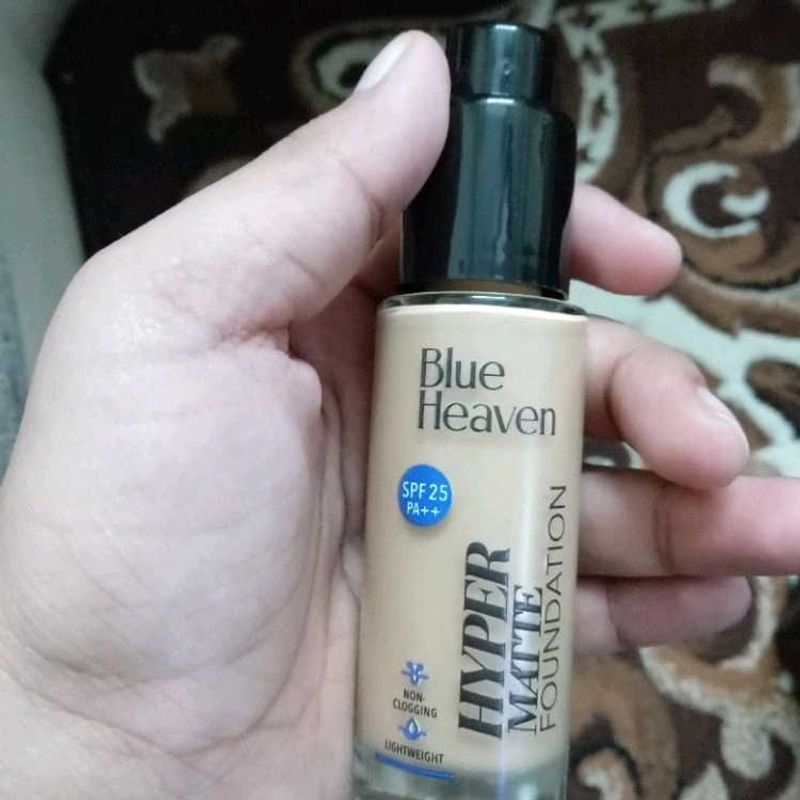 Blue Heaven Hyper Matte Foundation for Face Makeup