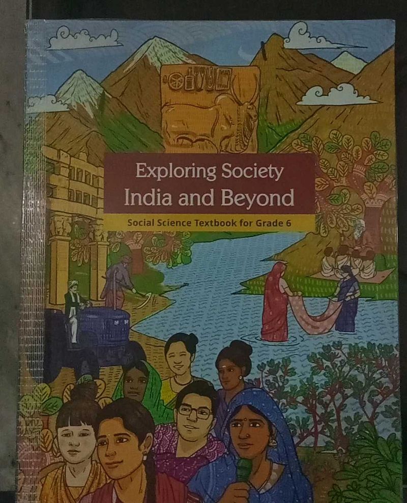 CLASS 6 SST + Hindi Malhar Textbooks