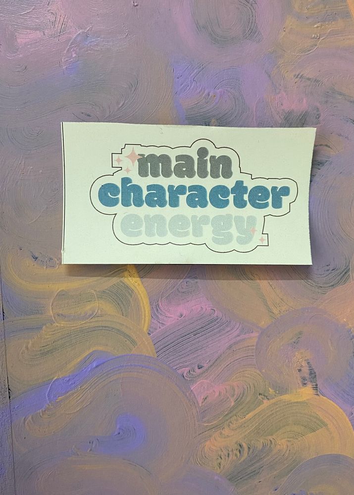 Main Character Sticker