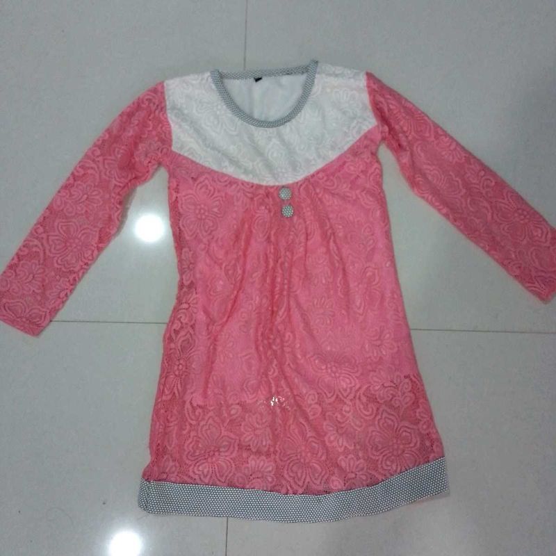 Pink Lace Dress