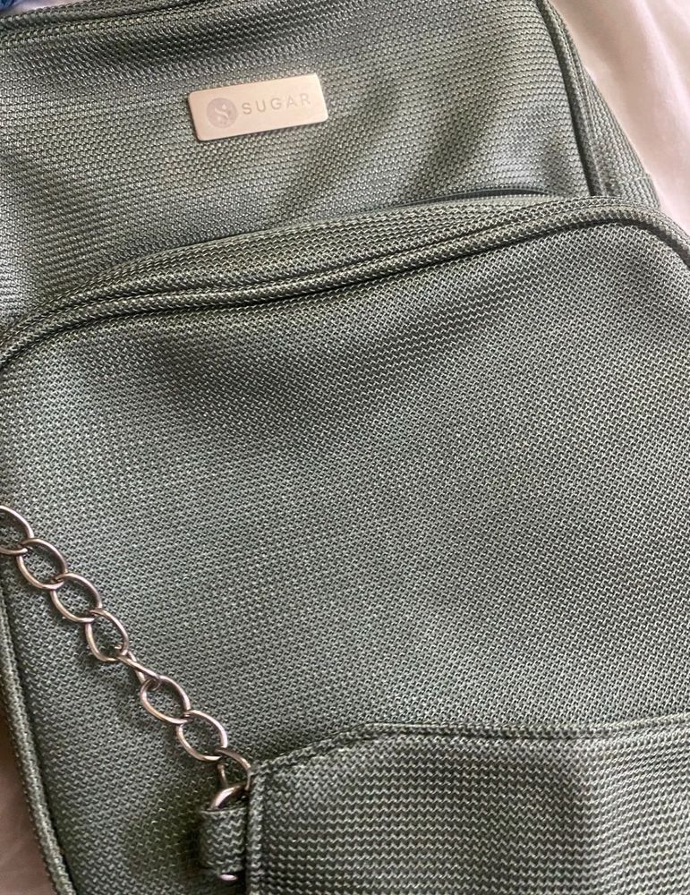 SUGAR- Green Stylish Sling Bag
