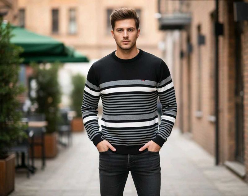 BRAND NEW Striped Knit Sweater