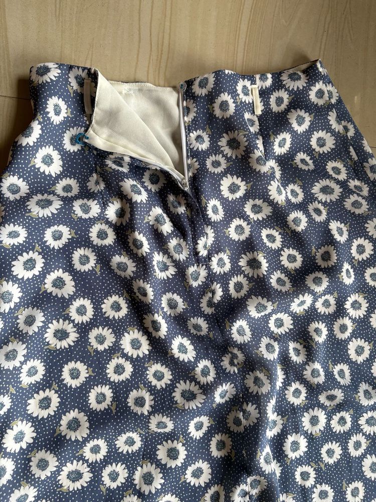 Floral Print Skirt