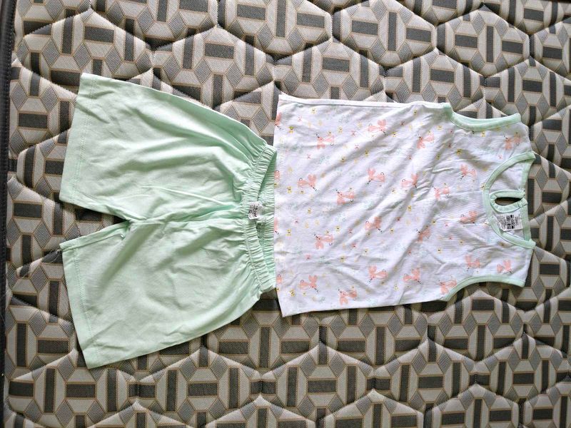 Cute Dungaree And Nicker Set with Dragonflies