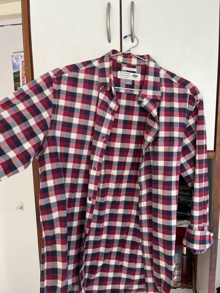 Old Navy Plaid Flannel Shirt